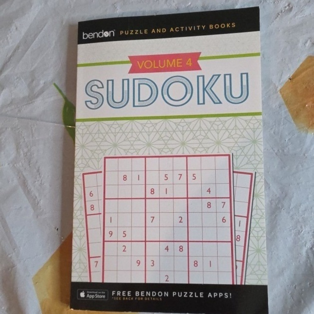 Bendon Sudoku Volume 4 Puzzle and Activity Book Medium Difficulty Paperback